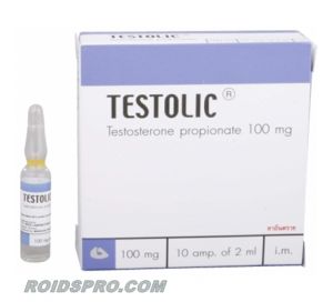 Testolic for sale | Testosterone Propionate 100mg/2ml x 10 amps | Body Research